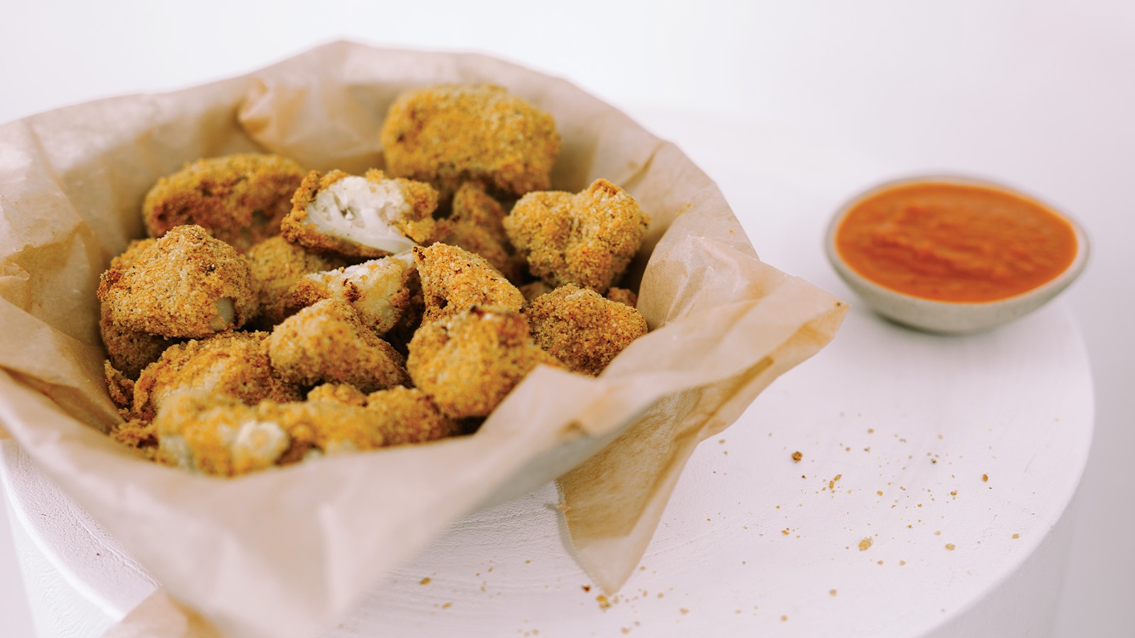 Crunchy Cauliflower Nuggets