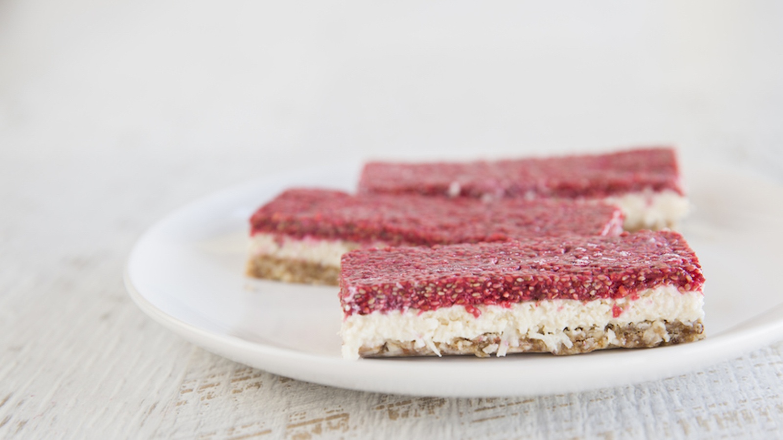 Raspberry Layered Slice