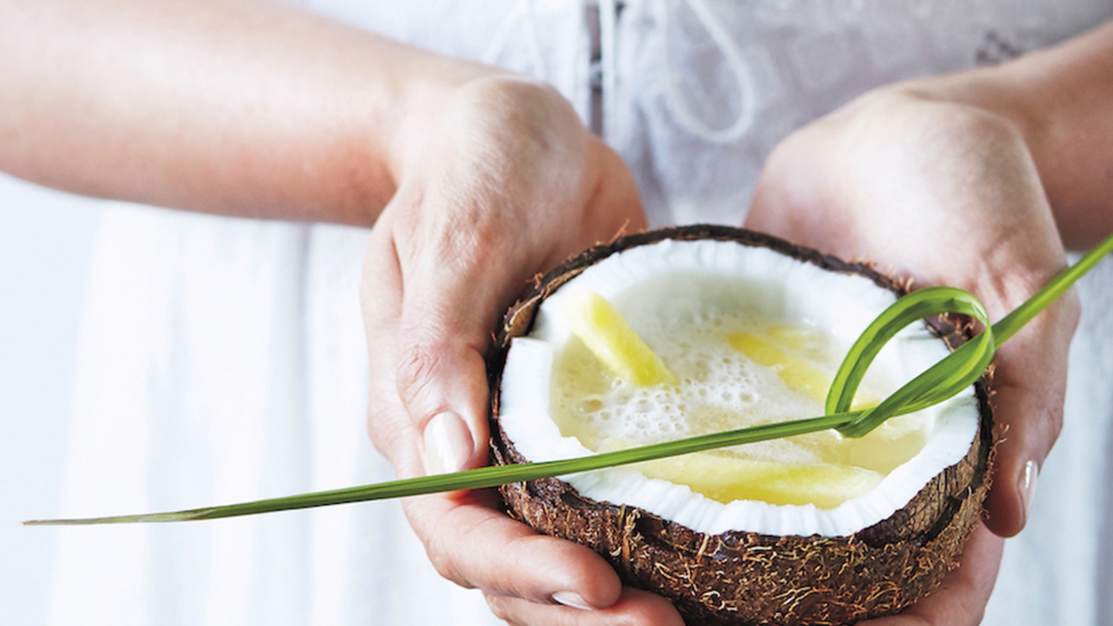 Gut-Loving Probiotic Pina Colada Coconut Water Kefir