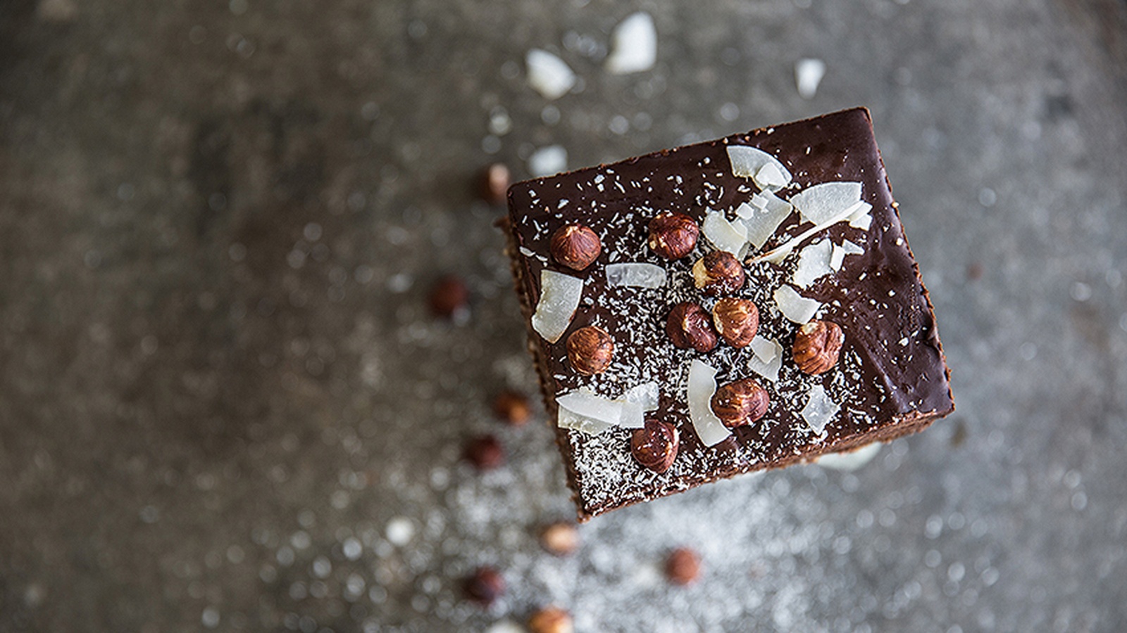 Raw Hazelnut Brownies