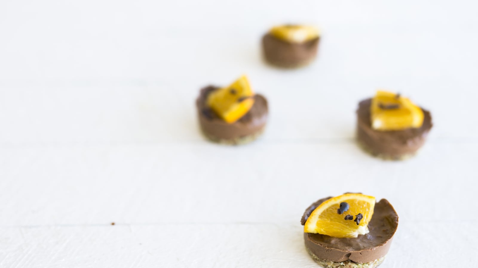 No-Bake Choc Orange Tarts