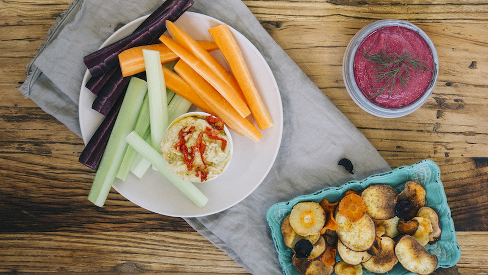 Healthy Snacks: Chips & Dip!