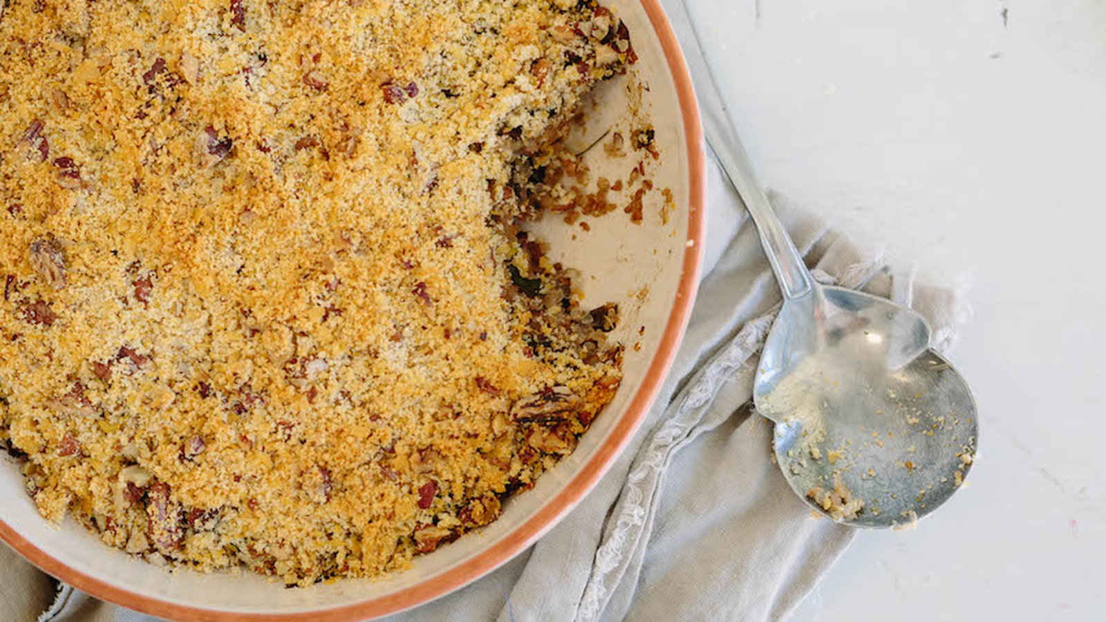 Vegan Baked Christmas Stuffing