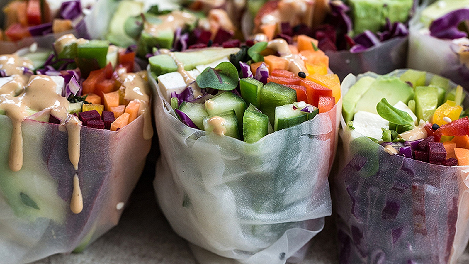 Rainbow Summer Rolls