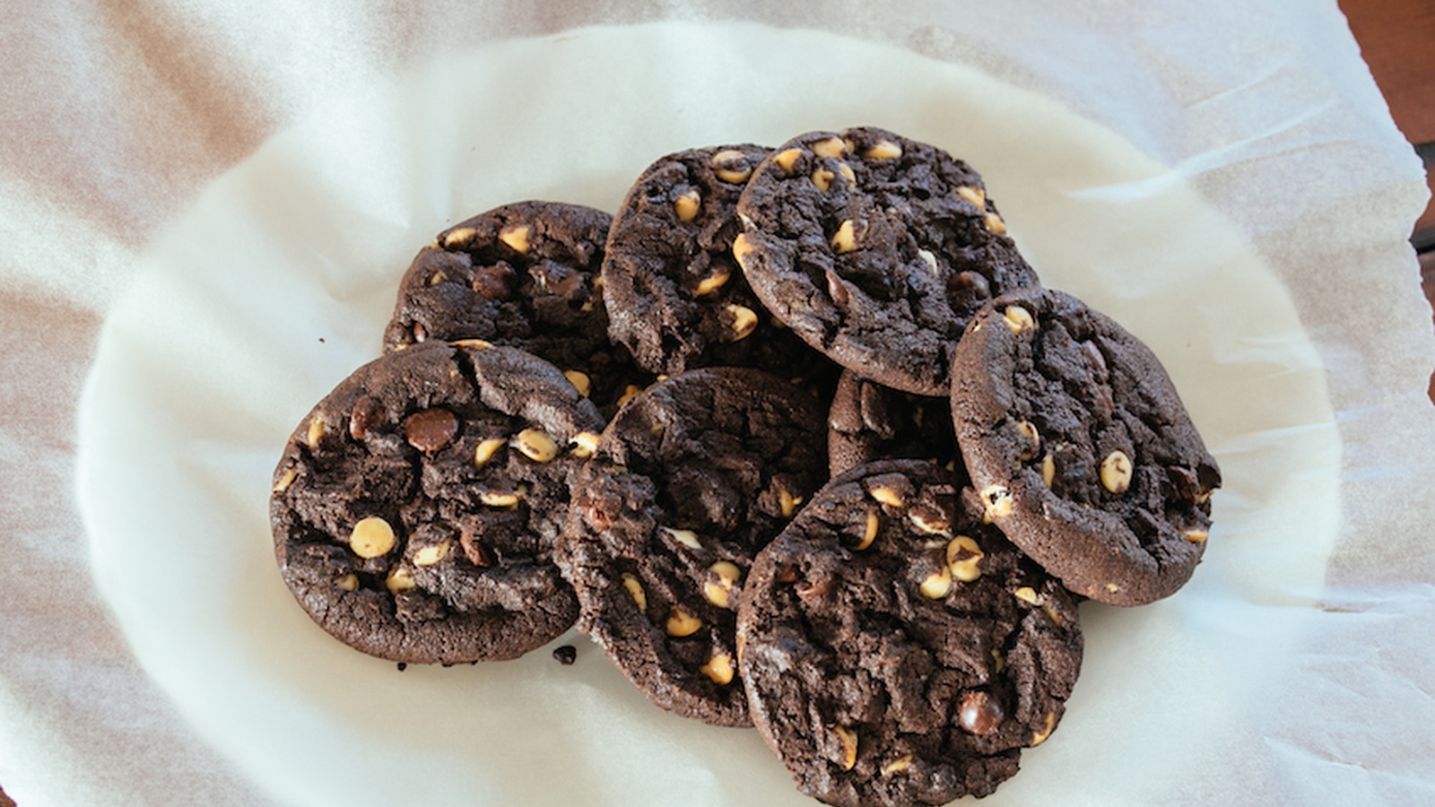 Triple Choc-Fudge Cookies