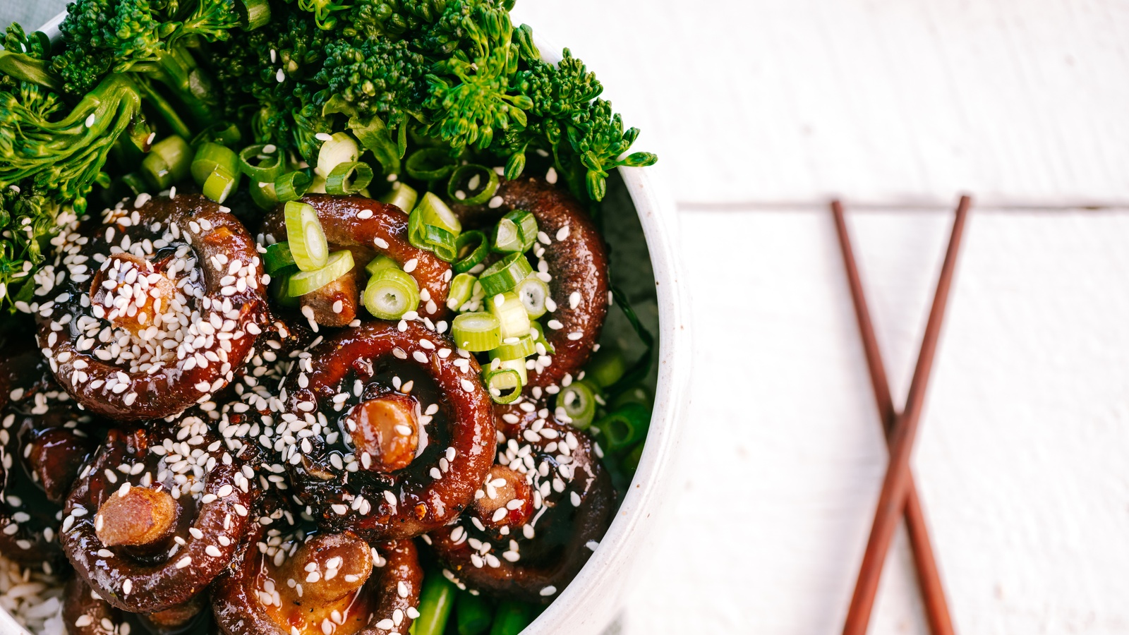 Sticky Shiitake Mushrooms