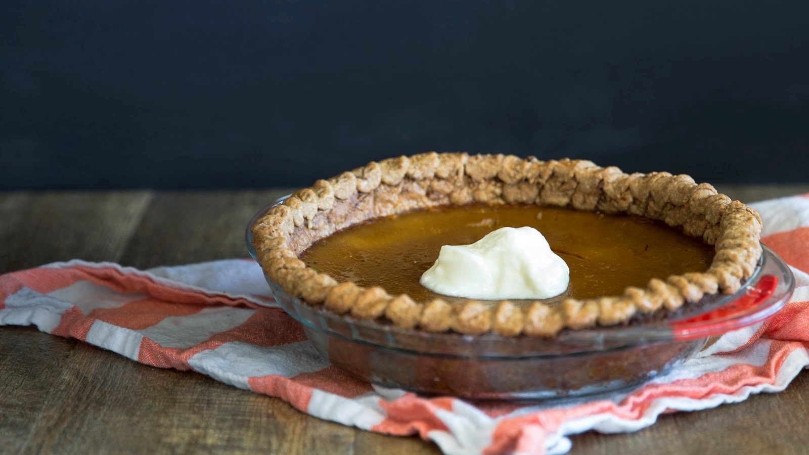 Pumpkin Pie with Homemade Spelt Pastry