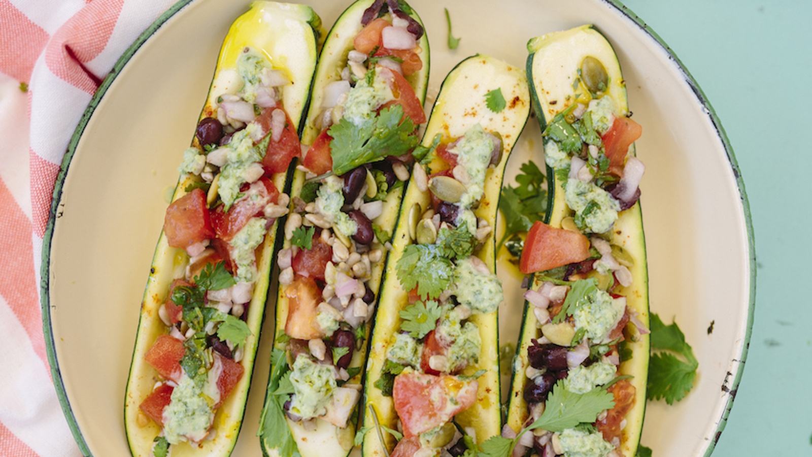 Mexican Stuffed Zucchini’s