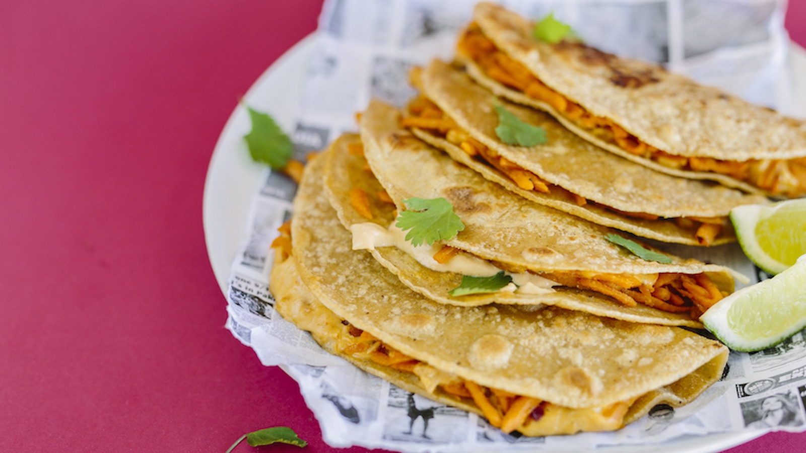 Mexican Sweet Potato Quesadillas