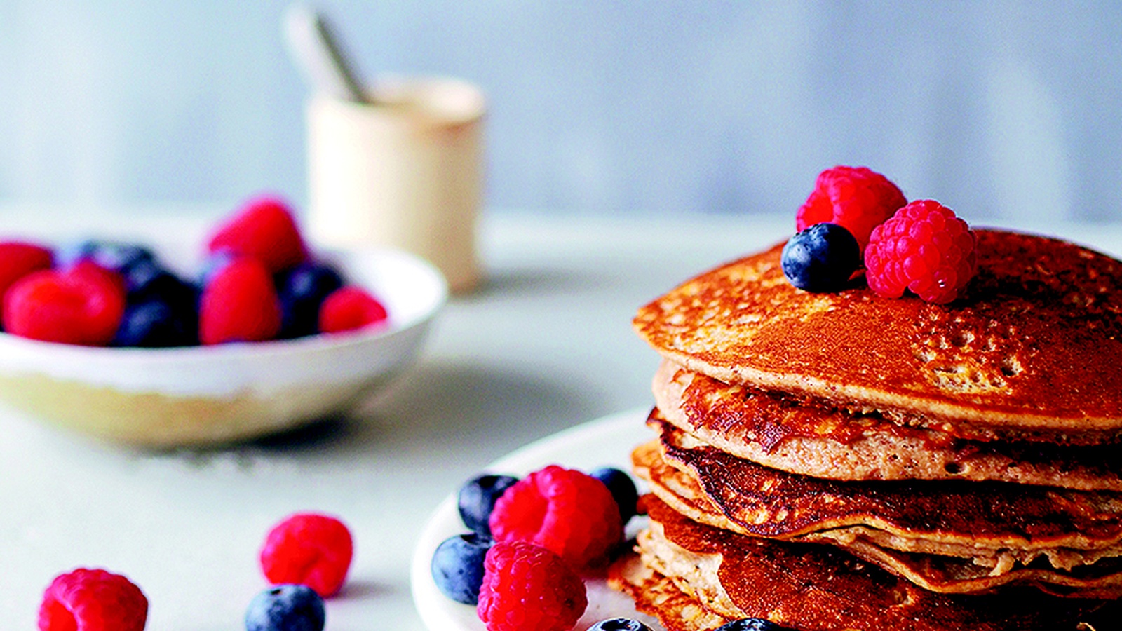 Banana Pancakes With Berries