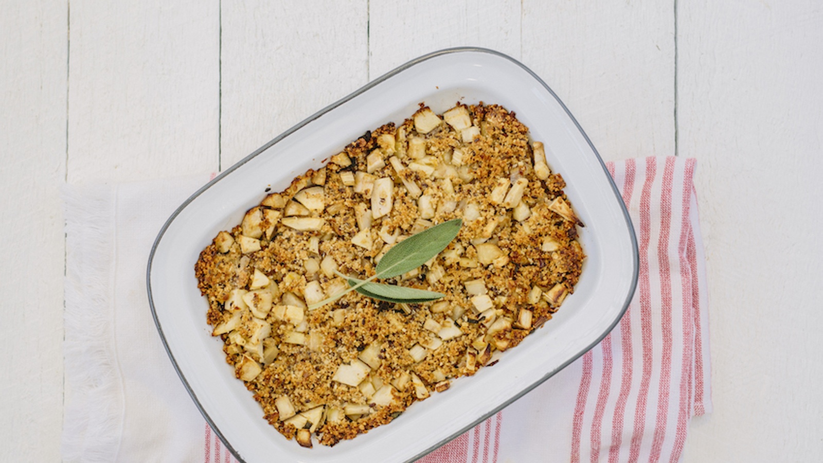 Gluten-Free Parsnip & Apple Stuffing