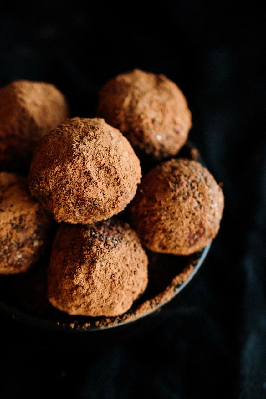 Chocolate Chia Protein Balls